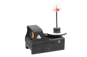 Image of AIM Sports Inc Compact 1x27mm Red Dot Reflex Sigh, 3.5 MOA Dot Sight, Aircraft Grade Aluminum, Black, RT5-C1, EDEMO1