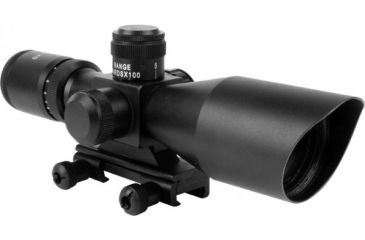 Image of AIM Sports Inc CQB Combo 3-9x40 Scope/Red Dot/Picatinny Mount/P4 Sniper Reticle JSRPC01