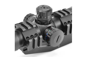 Image of AIM Sports Inc Recon Series 1.5-4x30 Tri Illuminated CQB Scope w/ Locking Turrets/3/4 Circle Reticle JTHR1