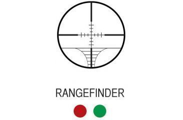 Image of AIM Sports Inc XPF Series 10-40x50 Dual Illuminated Rifle Scope w/Side Parallex/Rangefinder Reticle JXPFR104050G