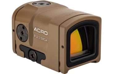 Image of Aimpoint OPMOD Acro 1x16mm Reflex Red Dot Sight, 3.5 MOA Dot Reticle, Coyote Tan, AIMOPMOD