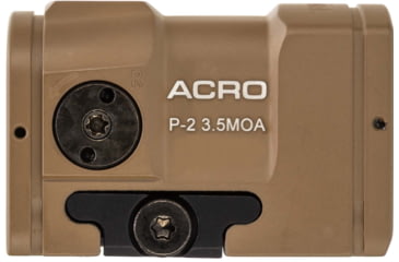 Image of Aimpoint OPMOD Acro 1x16mm Reflex Red Dot Sight, 3.5 MOA Dot Reticle, Coyote Tan, AIMOPMOD