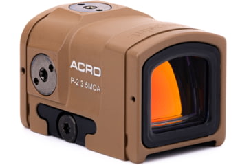 Image of Aimpoint OPMOD Acro 1x16mm Reflex Red Dot Sight, 3.5 MOA Dot Reticle, Coyote Tan, AIMOPMOD