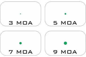 Image of AimSHOT D3G Compact Reflex Sight,Multi Dot-Green Reticle D3G