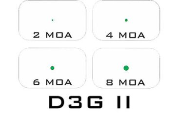 Image of AimShot D3G Gen II Compact Reflex Sight, Green Multi Dot, D3G-GEN-II