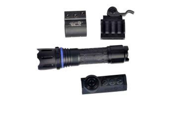Image of AimSHOT TX890-WH White Wireless Tactical Flashlight Kit with Quick Release Rail Mount, Black TX890-WH