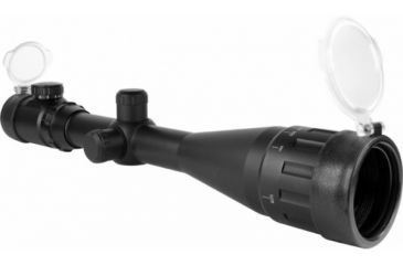 Image of AimSports 10-40X50 A.O.E. Dual Ill. Rifle Scope /Rangefinder, Black JDLR104050G