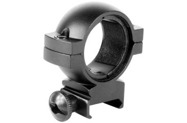 Image of AimSports 30mm Rings Weaver/1in. Insert-Low, Black QW30L