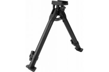 Image of AimSports AR Handguard Rail Bipod-Standard, Black BPARS