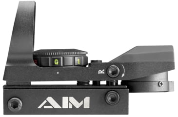 Image of AimSports Dual Ill. Red Dot Sight 4 Different Reticles, Black, Red-Green RT4-03, EDEMO2