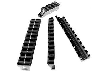 Image of Aimtech 2pc. low profile no see- thru for Remington 870/1100/1100 most, Black RRLD2