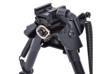 Image of Aimtech Bipod Tactical Rail Mount Notched Leg, Black, 6-9in AFA-10850
