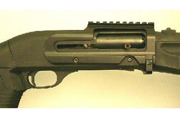 Image of Aimtech Full Length Shotgun Tactical Rail Mount for Benelli M2 Tactical, Black ASM9WH