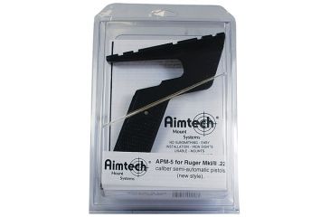 Image of Aimtech Semi-Auto Pistol Scope Mount Ruger MK I/II .22 Caliber New Style