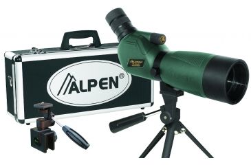 Image of Alpen 15-45x60 Waterproof Spotting Scope Kit, Green, 728NKIT