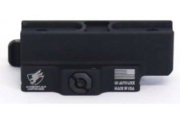 Image of American Defense Manufacturing Aimpoint Comp M4 Mount 1 Piece Absolute Co-Witness, Tactical Lever, Black, AD-CM4-10 TAC R