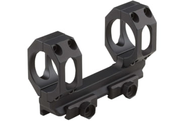 Image of American Defense Manufacturing 20 MOA. 30mm Straight Up Dual Ring Scope Mount w/ 1/2in Titanium GI Bolts, Black, Small, AD-RECON-S-20MOA-30-TGIB