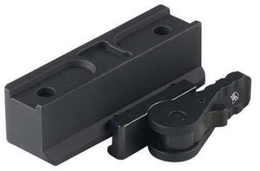 Image of American Defense Manufacturing Aimpoint Comp M4 Mount 1 Piece Lower 1/3rd Co-Witness, Standard Lever, Black, AD-CM4-11 STD