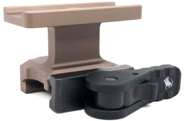 Image of American Defense Manufacturing Aimpoint T1 Micro Mount Low, Standard Lever, Flat Dark Earth, AD-T1-L STD FDE
