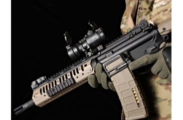 Image of American Defense Manufacturing Aimpoint Low Profile Mount, Standard Lever, Black, 30mm, AD-68-L STD
