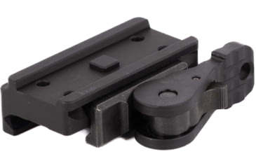 Image of American Defense Manufacturing Aimpoint T1 Micro Mount Low, Tactical Lever, Black, AD-T1-L TAC R