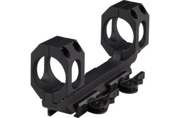 Image of American Defense Manufacturing Dual Ring Scope Mount Straight Up, Spaced Wide to Fit Larger Scoped Like SCHMIDT &amp; BENDER, w/ 20MOA, 40mm Rings, Black, AD-RECON-SW 20MOA 40 STD-TL