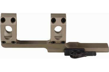 Image of American Defense Manufacturing Dual Ring Scope Mount w/ a 3in Offset, Single QD Lever, 40mm Rings, Flat Dark Earth, AD-SCOUT-X 40 STD FDE-TL