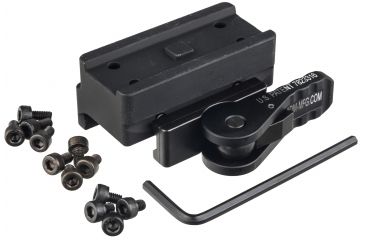 Image of American Defense Manufacturing Mini Aimpoint Mount, Standard Lever, Black, AD-T1-CASV STD