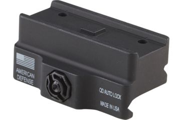 Image of American Defense Manufacturing Mount for Aimpoint T1 for Vltor CASV Handguard, SOCOM Height, Black, AD-T1-CASV STD-TL