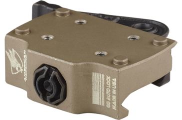 Image of American Defense Manufacturing Leupold Deltapoint Pro Red Dot Sight Mounts, Titanium Lever, Flat Dark Earth, AD-TR STD FDE-TL