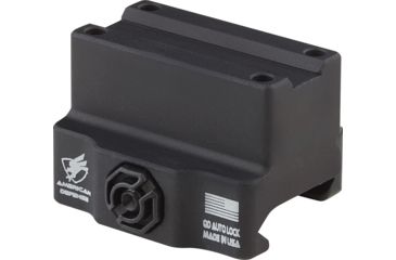 Image of American Defense Manufacturing One Piece Mount Co-Witness for the Trijicon MRO, Black, AD-MRO-10 STD-TL