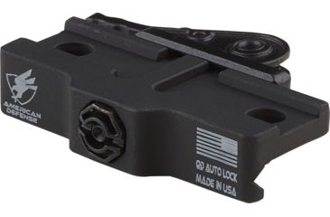 Image of American Defense Manufacturing QD base for Vortex Spitfire 1X, Black, AD-SPITFIRE-1X-TL