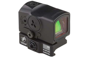 Image of American Defense Manufacturing QD Mount w/ Tac Lever for the Aimpoint ACRO Micro Red Dot in Low Height, Black, AD-ACRO-L-TAC