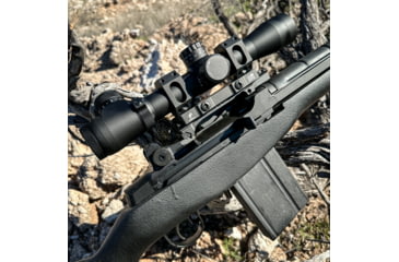 Image of American Defense Manufacturing Recon Dual Non-QD Vertical Split Rings Rifle Scope Mount, 30mm, Black, AD-RECON-SL-30-GIS