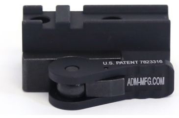 Image of American Defense Manufacturing Vortex Spitfire 3x Mount- Co-Witness, Black, AD-SPITFIRE-3X-CO