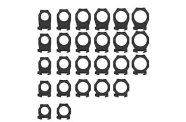 Image of American Rifle Company M-Brace 1in Riflescope Rings, 24mm Height, Black, MB-R-25.4-24