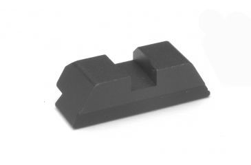 Image of AmeriGlo Black Rear Sight Fits Glock 20,21,29,30,31,32,36 Flat Black Rear .272in. Height .150in. notch, setscrew fit GL-401U