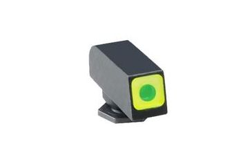 Image of Ameriglo CAP Tritium Sight Set Glock 43 Green Front With Lumi-Lime Square Outline Green Lumi-Lime Rear Horizontal Line