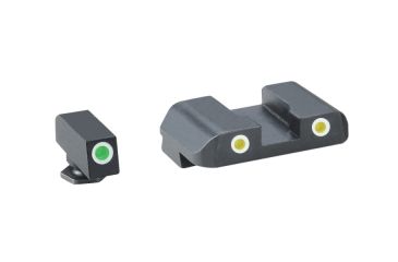 Image of Ameriglo Complete Pro Series Night Sight Sets - Green Front / Yellow Rear - For Glocks 20/21 GL-235