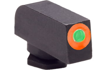 Image of AmeriGlo Glock Pro-Glo Tritium Front Pistol Sights, Front Only-Green Tritium Lamp, Orange Outline FRONT .180&quot; H .140&quot; W, GL-212-180-OR-C