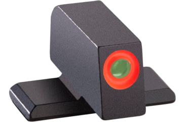 Image of AmeriGlo Front Only-Green Tritium Orange Outline FRONT .280&quot; H .140&quot; W, SG-212-280-OR