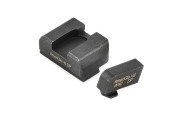 Image of AmeriGlo GL5201 I-Dot Night Sight Glock 17/19/19x/26 Gen5 Green Tritium W/Orange