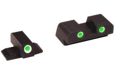 Image of Ameriglo Green Tritium Front/Rear Night Sights For FNP40 FN603