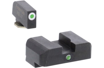 Image of AmeriGlo I-Dot Night Sight, Glock 17/19/19x/26 Gen 5, Green Tritium W/White Outlines, GL-5101