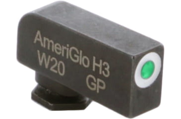 Image of Ameriglo Night Sight, FRONT Only - Green w/ White Outline - For Glocks, .200 Height GL-112-200