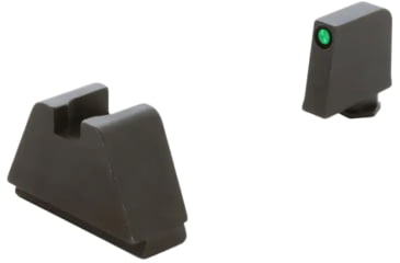 Image of AmeriGlo Optic Compatible 4XL Tall Green Tritium Black Outline .385in front, FlatBlack .480in Rear, GL-824