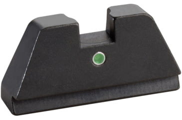 Image of AmeriGlo Rear Only-Green Tritium Lamp, single dot No Outline .394 H .165 Sq Notch fits MOS slide, GL-141R