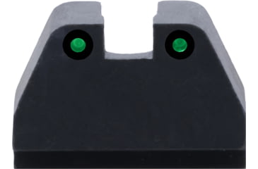 Image of AmeriGlo Smith and Wesson Rear Sight, Green Tritium 2-Dot Black Outlines .492inH .150in Sq Notch, Smith &amp; Wesson, SW-2200R