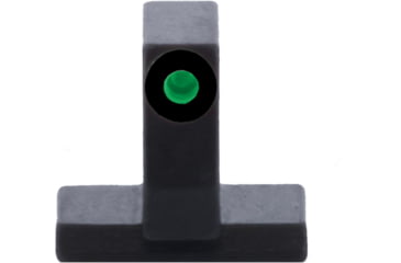 Image of AmeriGlo Smith &amp; Wesson Pistol Front Sight, Green Tritium Black Outline FRONT .378in H .125in W, Smith &amp; Wesson, SW-412-378