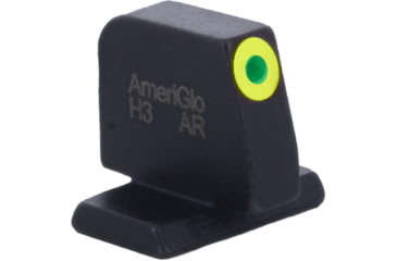 Image of AmeriGlo Smith &amp; Wesson Pistol Front Sight, Green Tritium LumiGreen Outline FRONT .378in H .125in W, Smith &amp; Wesson, SW-212-378-G